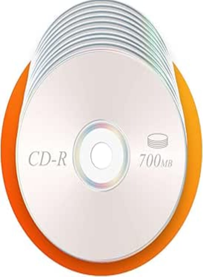 5 CD-R Recordable Discs, Capacity :700MB 80min, Copy Speed:52X with 10 Binder Envelopes